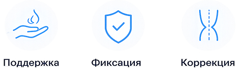 Схемы поддержки, фиксации и коррекции ортезами